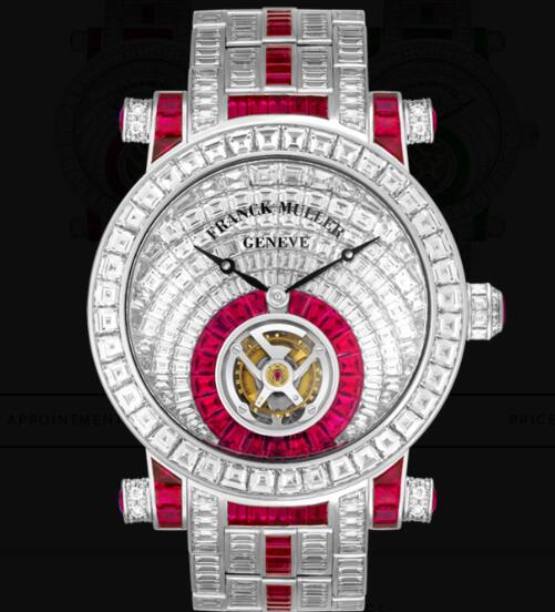 Review Franck Muller Round Men Tourbillon invisible-set baguette diamonds Replica Watch for Sale Cheap Price 7008 T INV C INV R